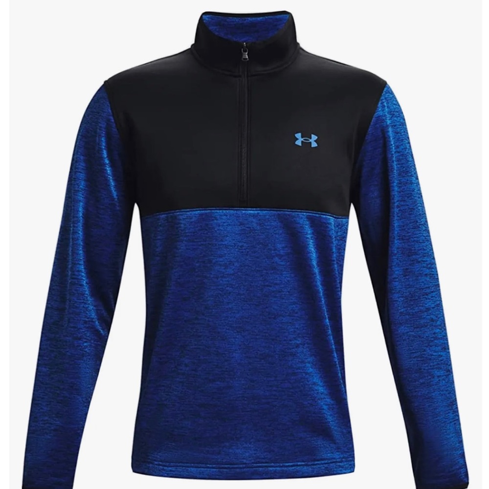 Under Armour Men’s Loose Fleece Colorblock 1/2 Zip Long Sleeve Top XL